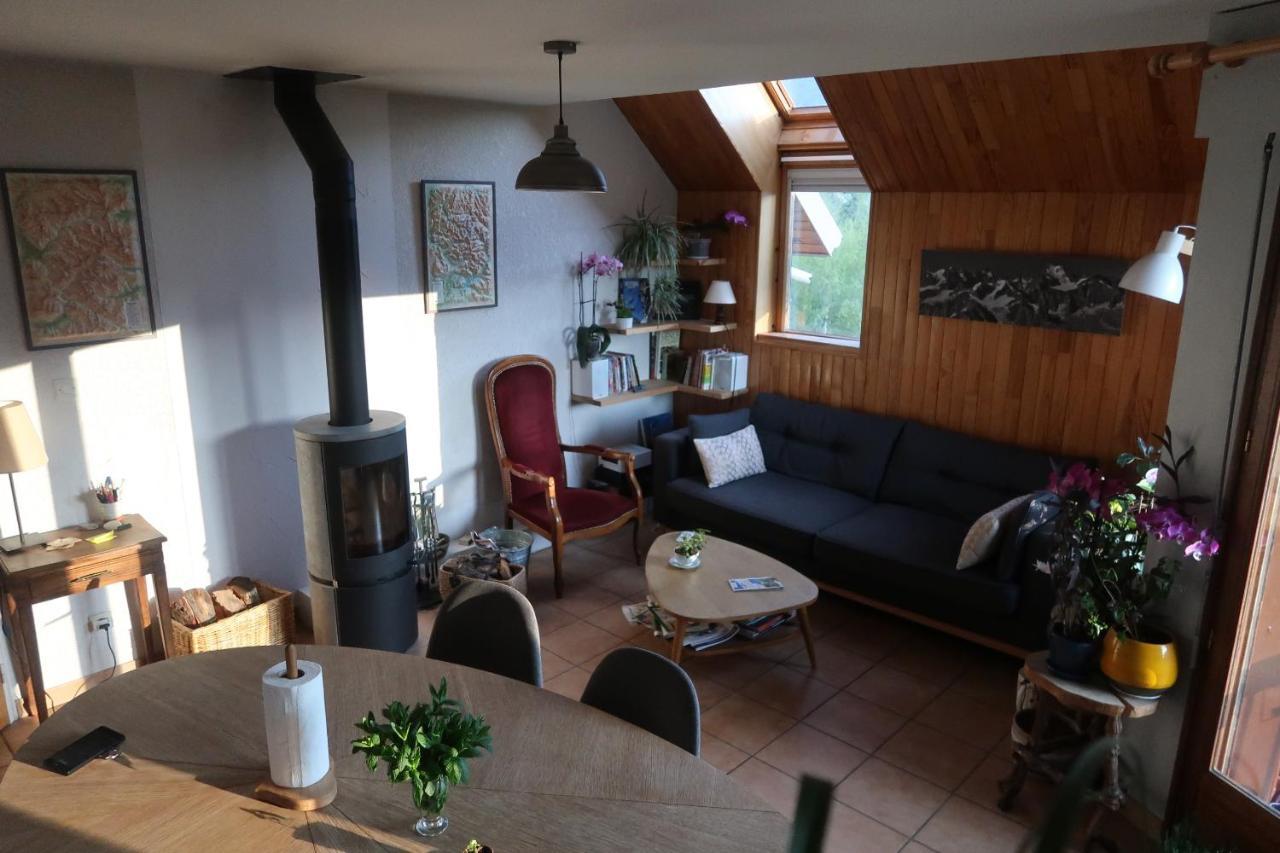 Chez Cat Et Christophe , Chambre Calme Et Lumineuse Chez L'Habitant Avec Vue Guillestre Kültér fotó